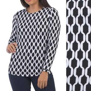 G Lifestyle Long Sleeve Crew Golf Top